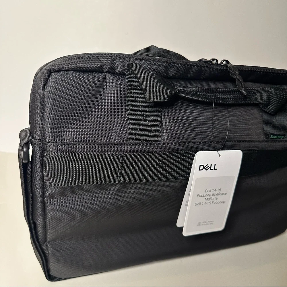Dell EcoLoop Black Essential Briefcase 14-16 Laptop/Notebook Bag/Case CC3624 NEW
